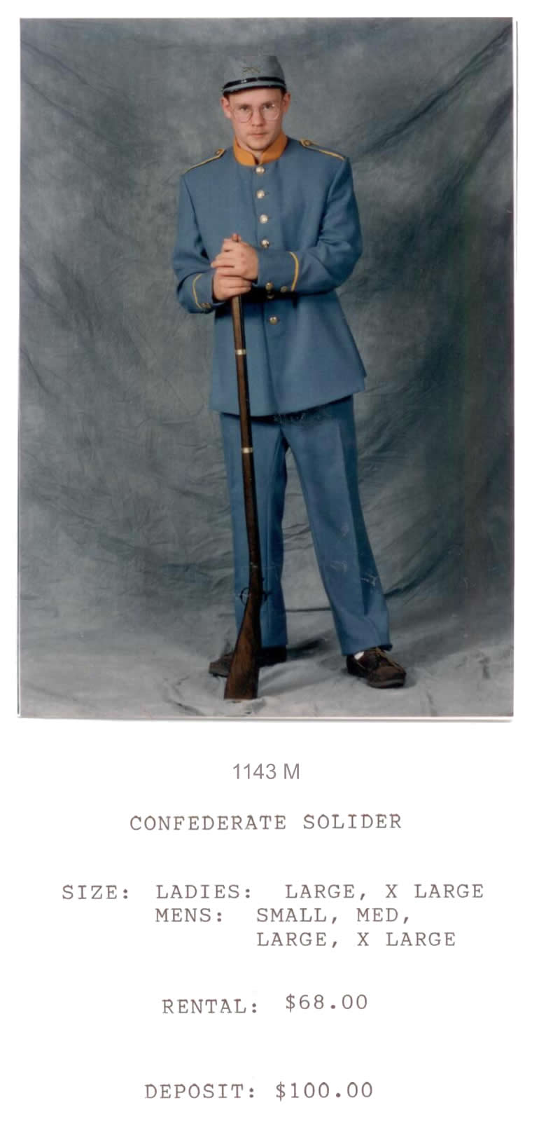 CONFEDERATE SOLDIER - Click Image to Close